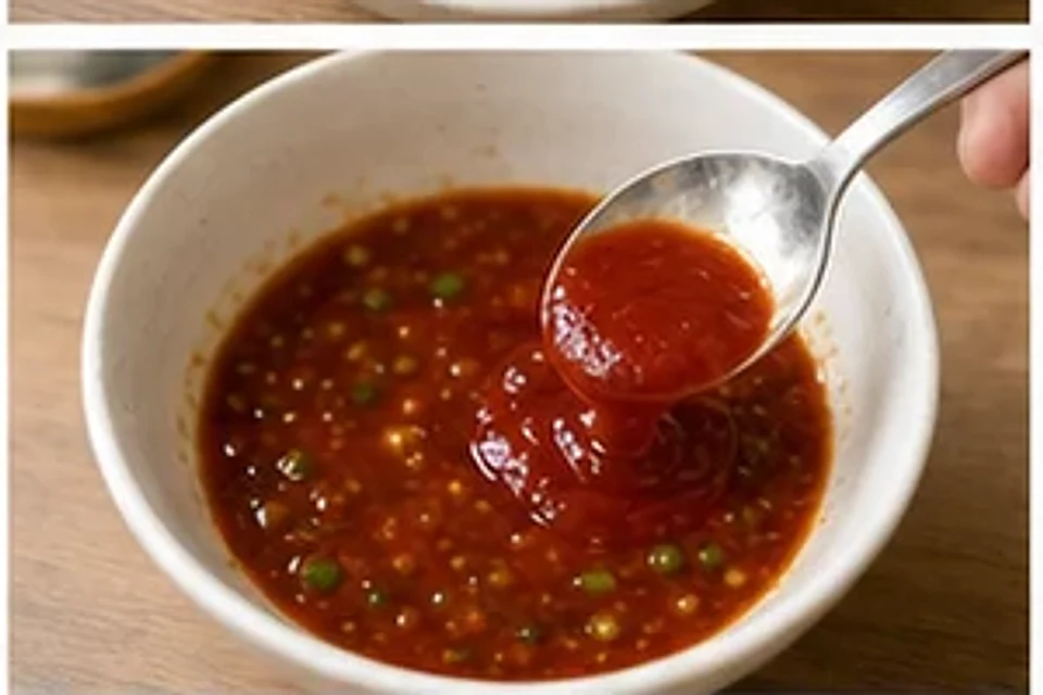 热炒豆腐汁酸甜版 第2步操作图