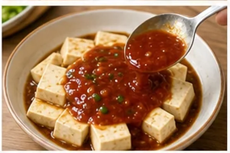 热炒豆腐汁酸甜版 第3步操作图