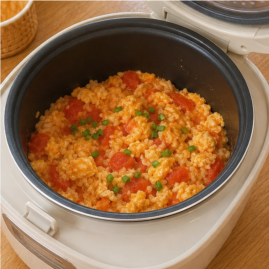 电饭煲番茄蛋饭 第3步操作图