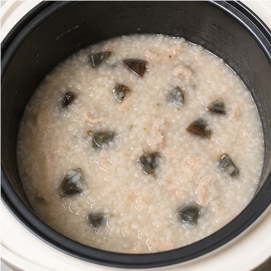 电饭煲皮蛋瘦肉粥 第3步操作图